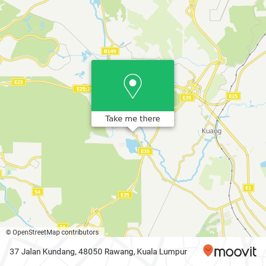 Peta 37 Jalan Kundang, 48050 Rawang
