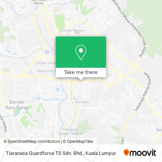 Peta Tiaranasa Guardforce TS Sdn. Bhd.
