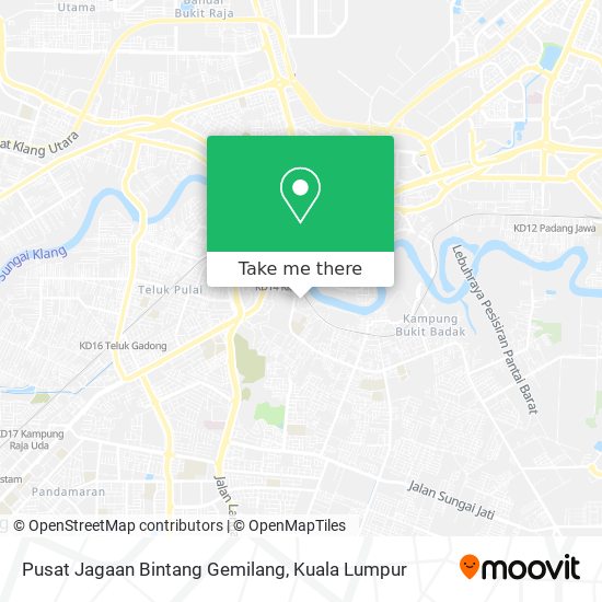 Peta Pusat Jagaan Bintang Gemilang