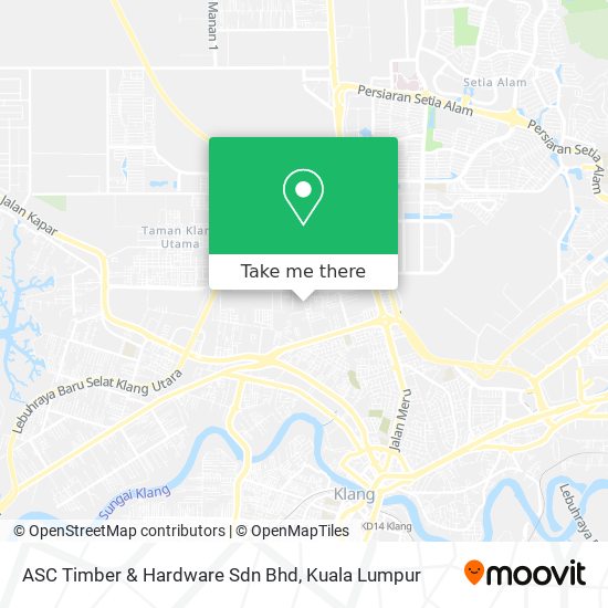 Peta ASC Timber & Hardware Sdn Bhd