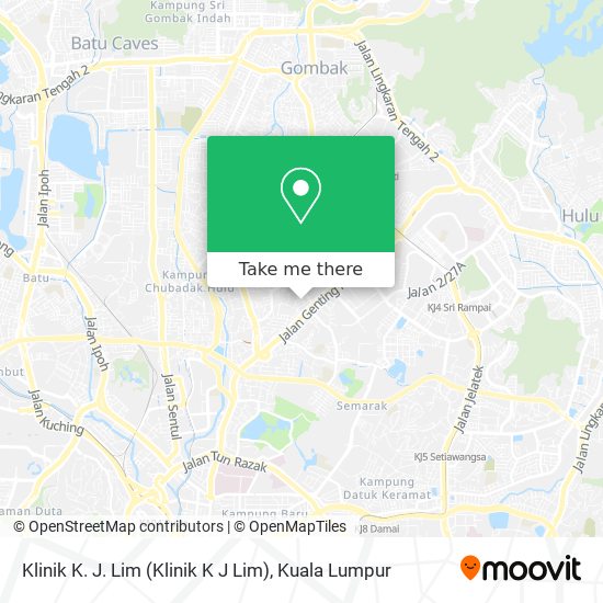 Klinik K. J. Lim (Klinik K J Lim) map