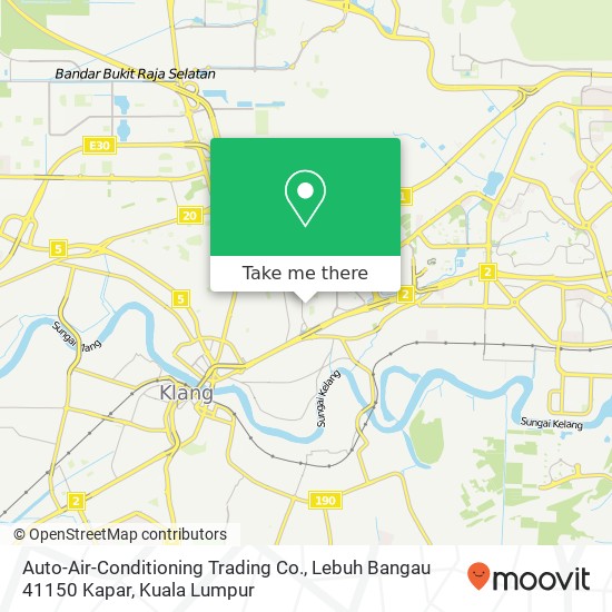 Auto-Air-Conditioning Trading Co., Lebuh Bangau 41150 Kapar map