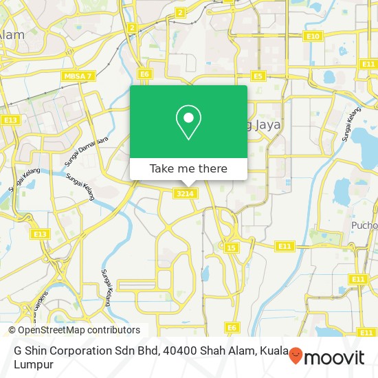 G Shin Corporation Sdn Bhd, 40400 Shah Alam map
