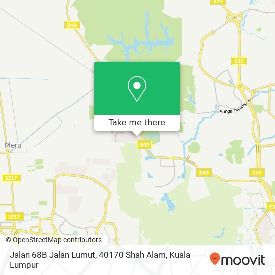 Jalan 68B Jalan Lumut, 40170 Shah Alam map