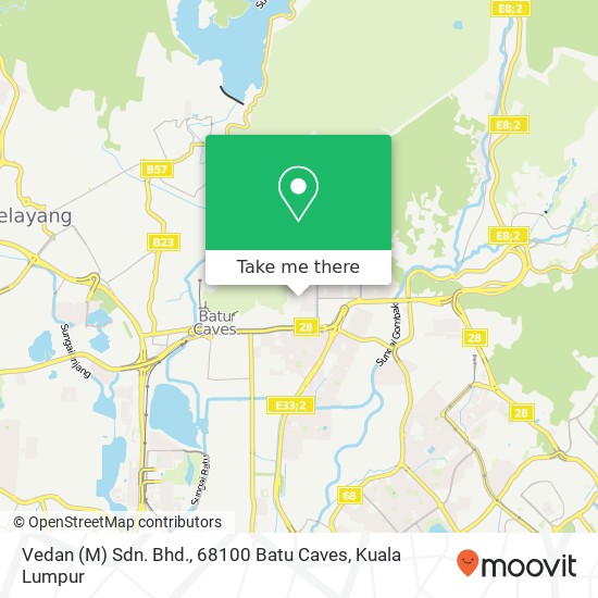 Vedan (M) Sdn. Bhd., 68100 Batu Caves map