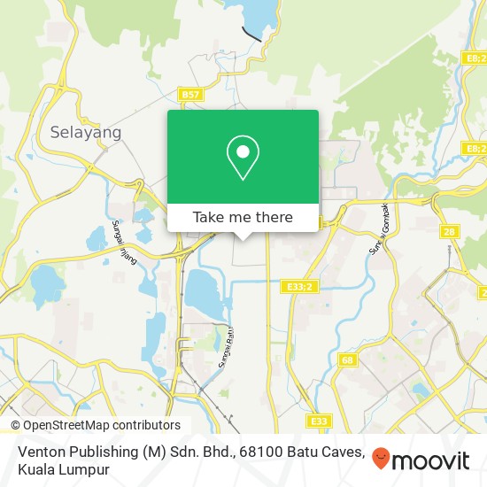 Venton Publishing (M) Sdn. Bhd., 68100 Batu Caves map