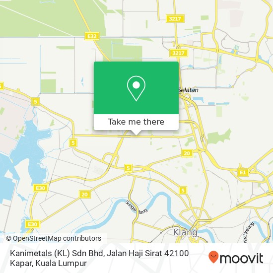Kanimetals (KL) Sdn Bhd, Jalan Haji Sirat 42100 Kapar map