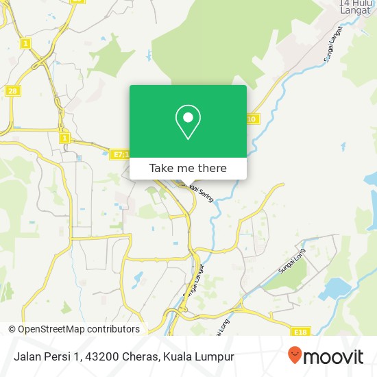 Jalan Persi 1, 43200 Cheras map