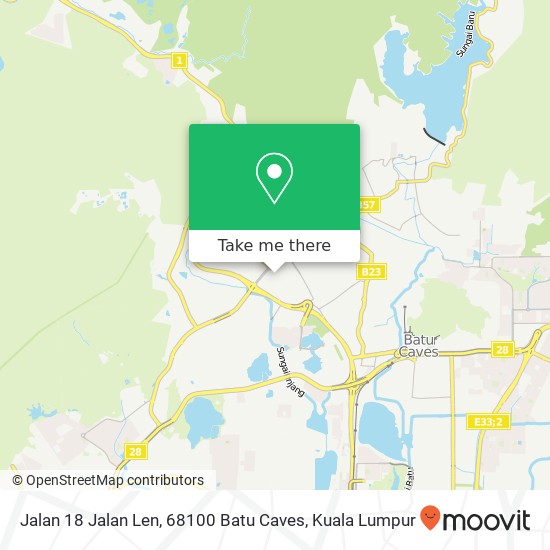 Jalan 18 Jalan Len, 68100 Batu Caves map