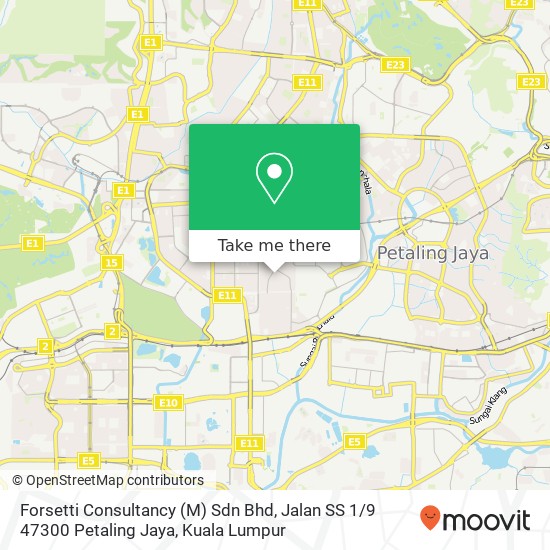 Forsetti Consultancy (M) Sdn Bhd, Jalan SS 1 / 9 47300 Petaling Jaya map