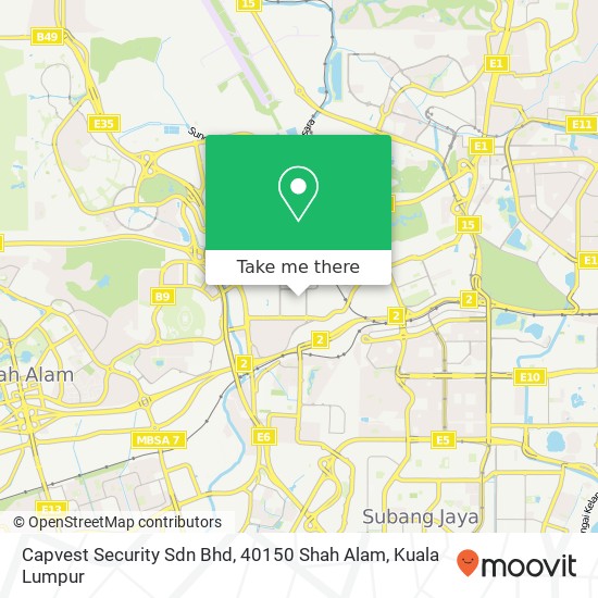 Capvest Security Sdn Bhd, 40150 Shah Alam map