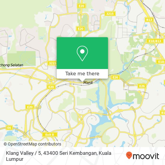 Klang Valley / 5, 43400 Seri Kembangan map