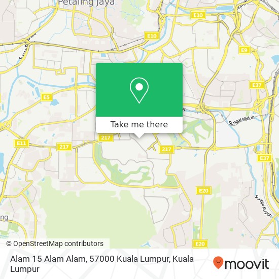 Alam 15 Alam Alam, 57000 Kuala Lumpur map