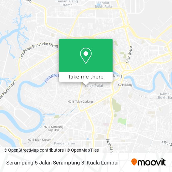 Serampang 5 Jalan Serampang 3 map