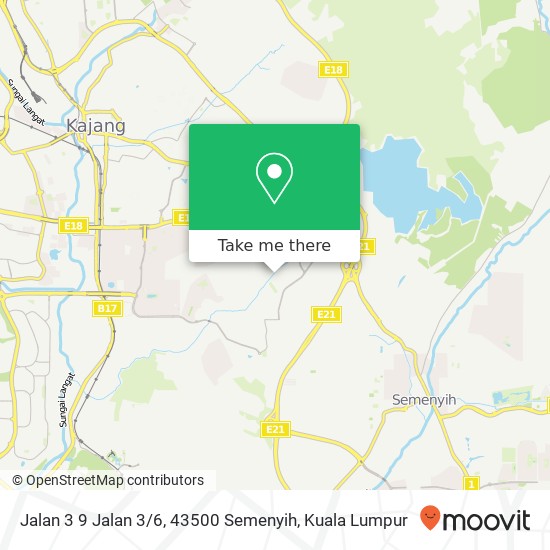 Jalan 3 9 Jalan 3 / 6, 43500 Semenyih map