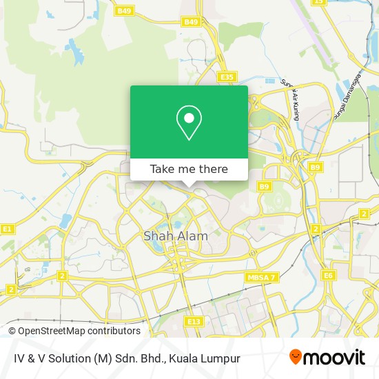 IV & V Solution (M) Sdn. Bhd. map