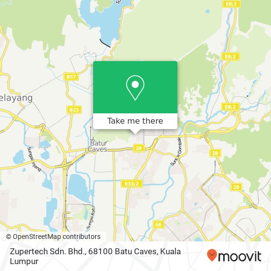 Zupertech Sdn. Bhd., 68100 Batu Caves map