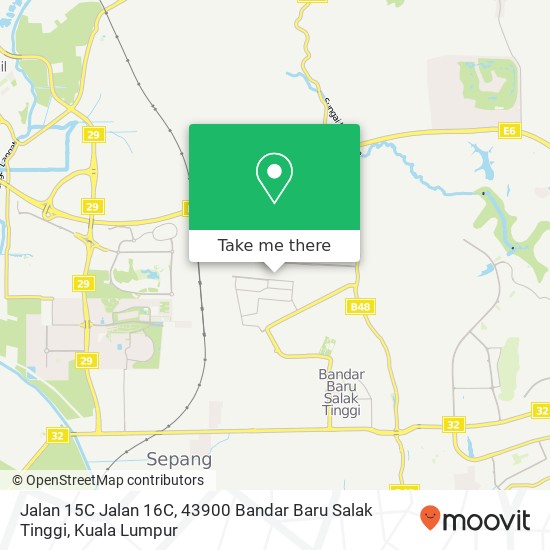 Jalan 15C Jalan 16C, 43900 Bandar Baru Salak Tinggi map