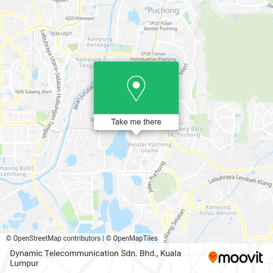 Dynamic Telecommunication Sdn. Bhd. map