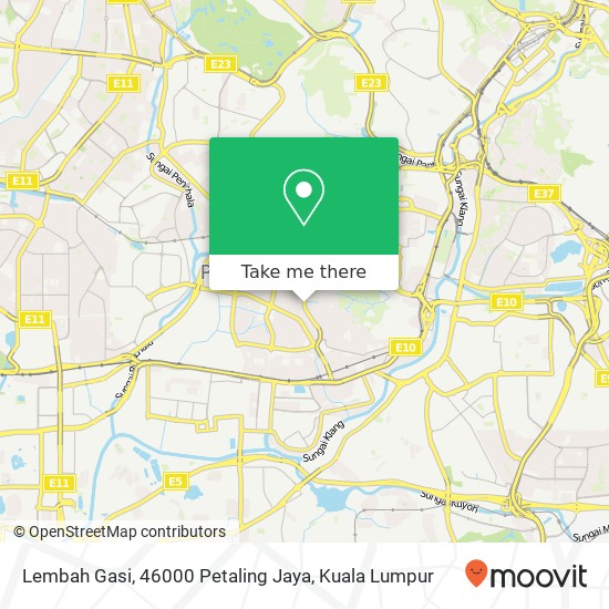 Lembah Gasi, 46000 Petaling Jaya map