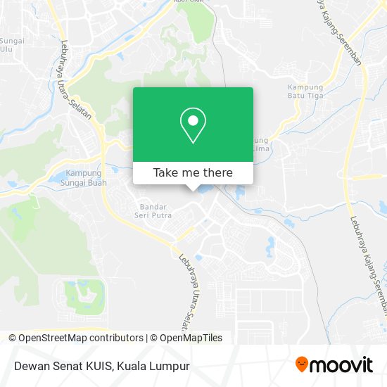 Dewan Senat KUIS map