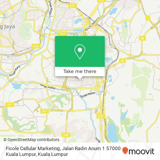 Ficole Cellular Marketing, Jalan Radin Anum 1 57000 Kuala Lumpur map