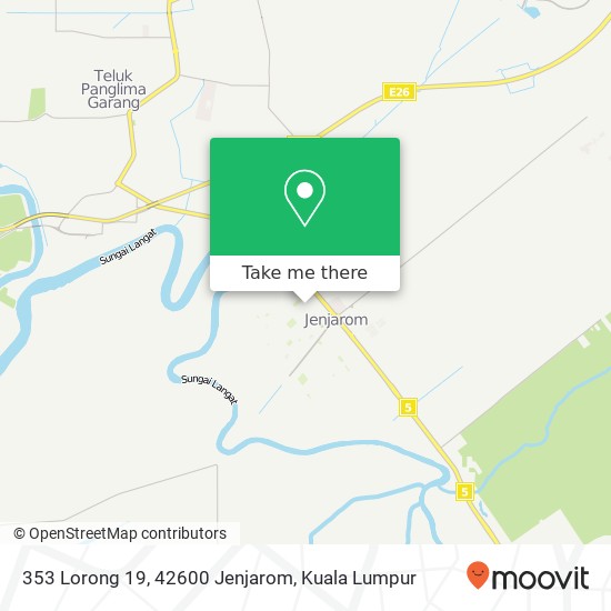 Peta 353 Lorong 19, 42600 Jenjarom