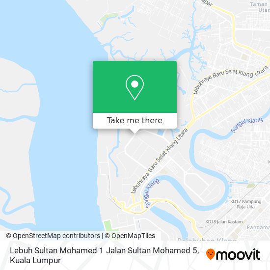 Lebuh Sultan Mohamed 1 Jalan Sultan Mohamed 5 map