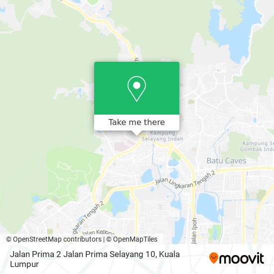 Peta Jalan Prima 2 Jalan Prima Selayang 10