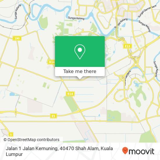 Jalan 1 Jalan Kemuning, 40470 Shah Alam map