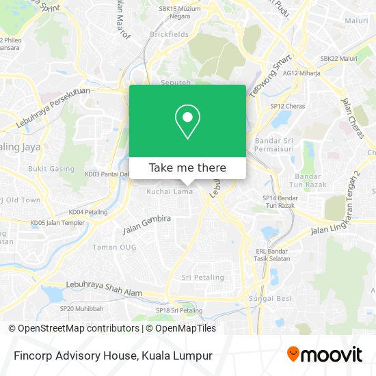 Fincorp Advisory House map