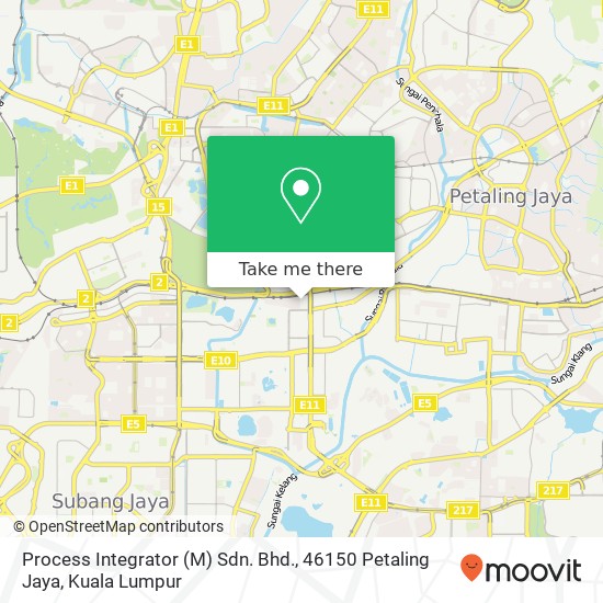 Process Integrator (M) Sdn. Bhd., 46150 Petaling Jaya map