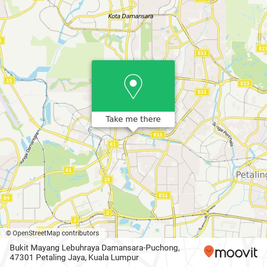 Bukit Mayang Lebuhraya Damansara-Puchong, 47301 Petaling Jaya map