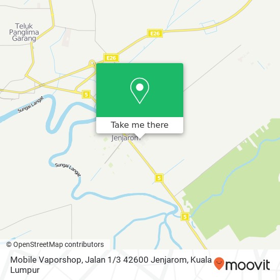 Mobile Vaporshop, Jalan 1 / 3 42600 Jenjarom map
