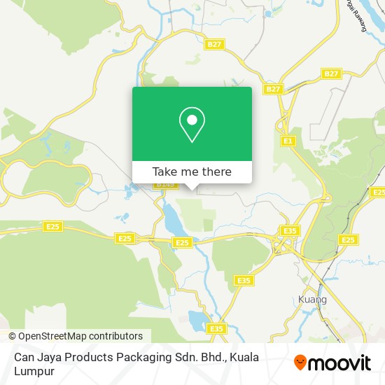 Can Jaya Products Packaging Sdn. Bhd. map