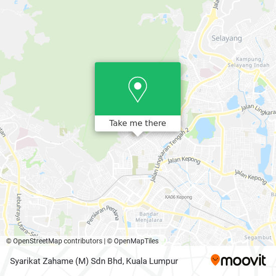 Peta Syarikat Zahame (M) Sdn Bhd