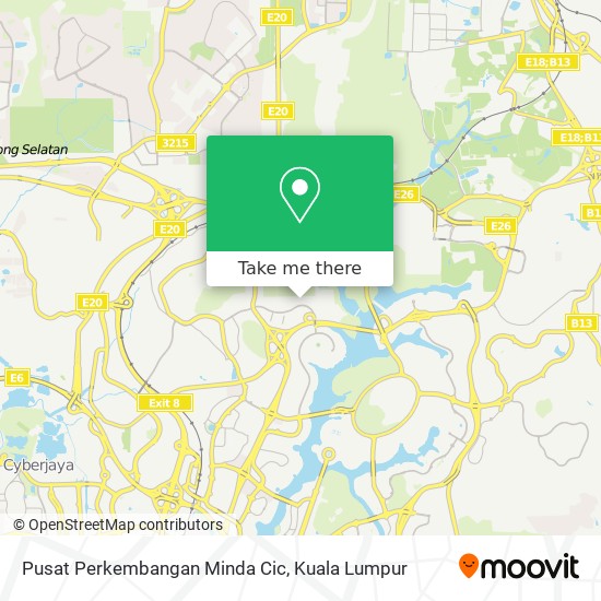 Pusat Perkembangan Minda Cic map