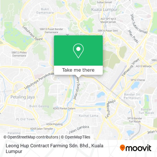 Leong Hup Contract Farming Sdn. Bhd. map