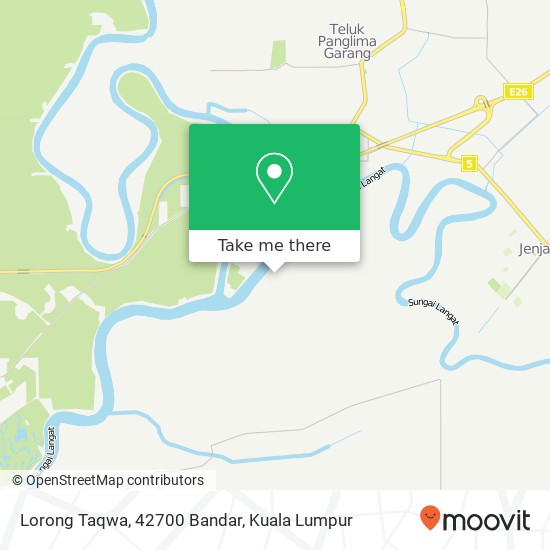 Lorong Taqwa, 42700 Bandar map