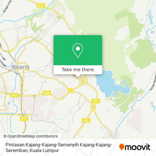 Pintasan Kajang-Kajang-Semenyih Kajang-Kajang-Seremban map