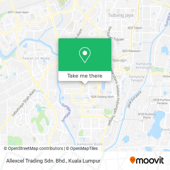 Allexcel Trading Sdn. Bhd. map