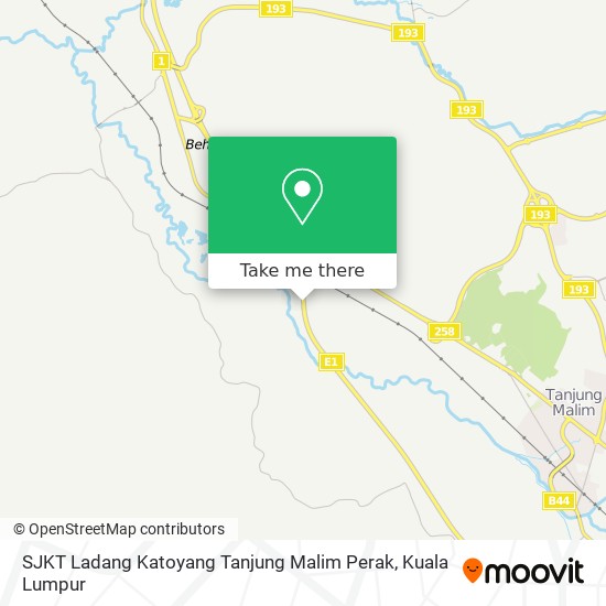 SJKT Ladang Katoyang Tanjung Malim Perak, Lebuhraya Utara-Selatan 35900 Tanjung Malim map