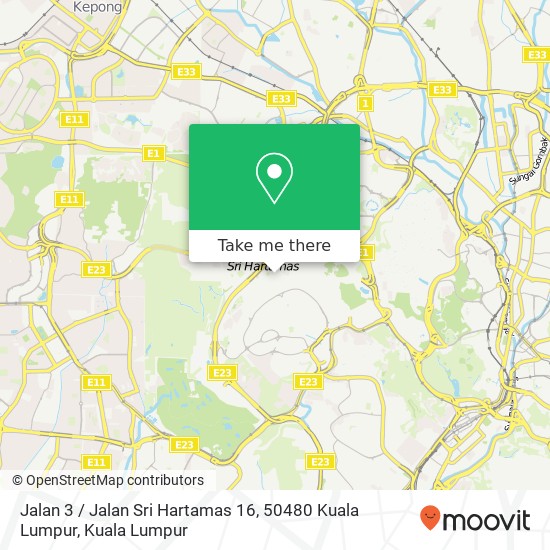 Jalan 3 / Jalan Sri Hartamas 16, 50480 Kuala Lumpur map