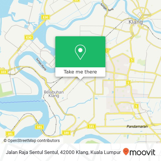 Jalan Raja Sentul Sentul, 42000 Klang map