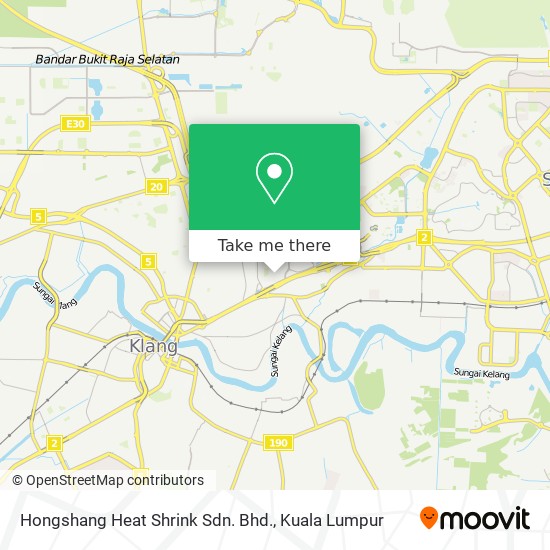 Hongshang Heat Shrink Sdn. Bhd. map