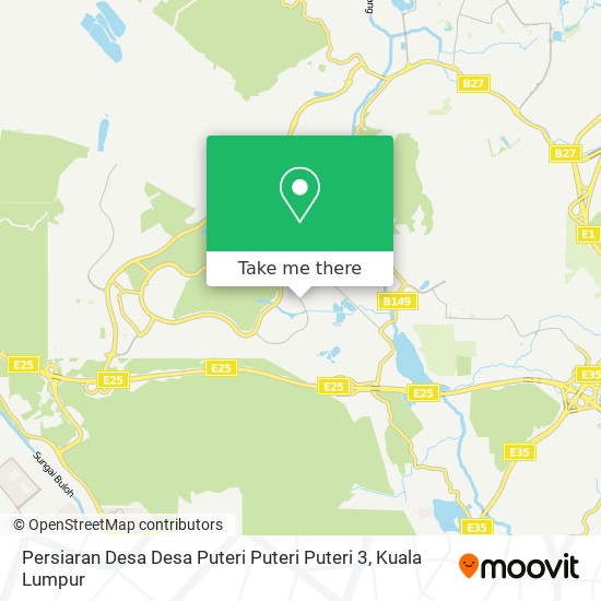 Persiaran Desa Desa Puteri Puteri Puteri 3 map