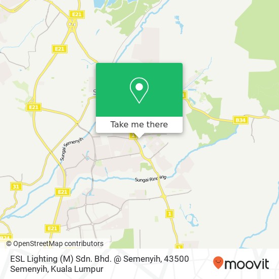 ESL Lighting (M) Sdn. Bhd. @ Semenyih, 43500 Semenyih map