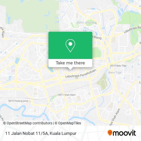 11 Jalan Nobat 11/5A map