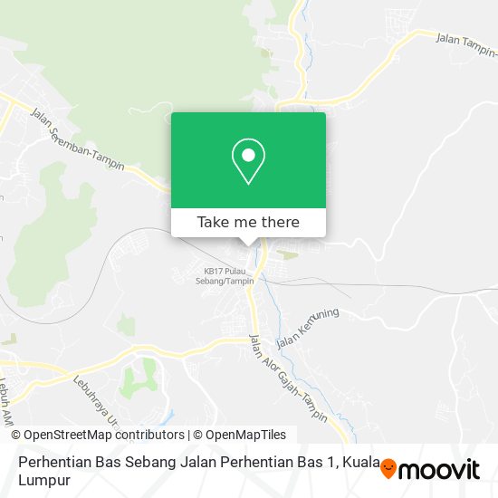 Perhentian Bas Sebang Jalan Perhentian Bas 1 map