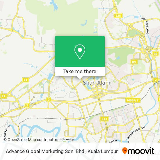 Advance Global Marketing Sdn. Bhd. map